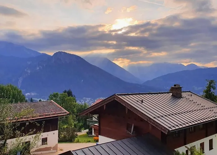 In Der Alpenresidenz Mit Einem Faszinierenden Ausblick Apartman